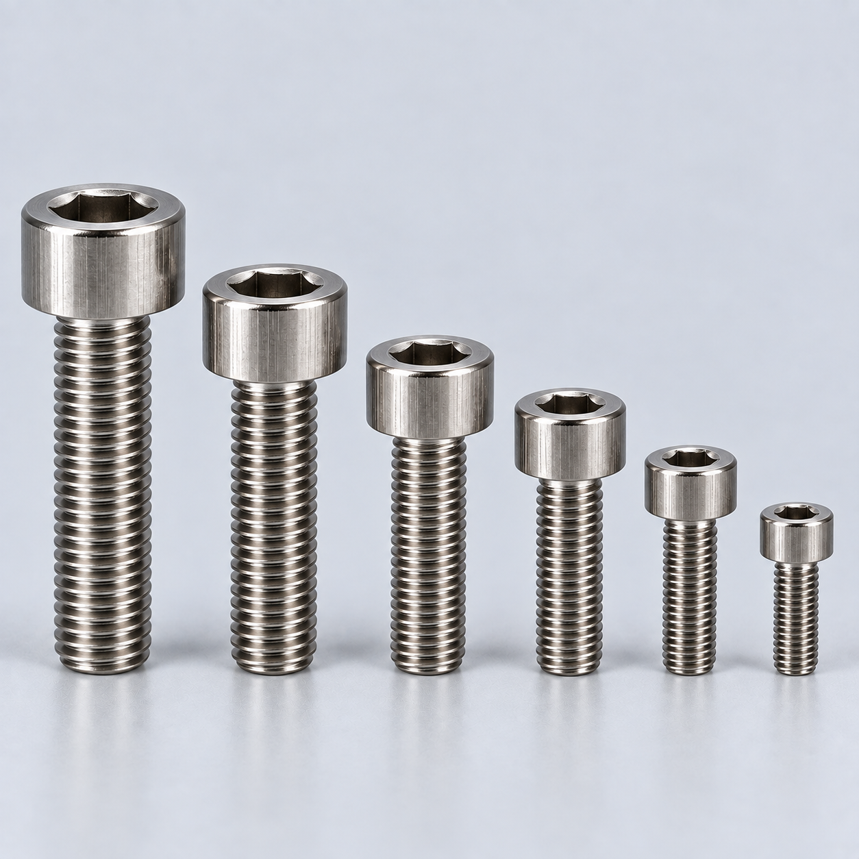 Parafusos Allen de inox