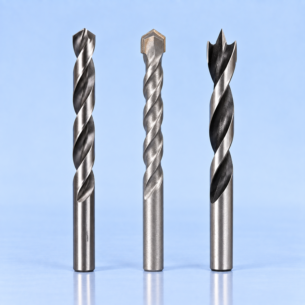 Brocas metal/madeira/concreto